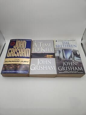 John Grisham Paperback Lot of 3 - The Runaway Jury, A Time to Kill, The Brethren